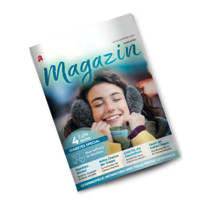 <strong>Das Magazin</strong> für die ganze Familie – jetzt gratis in Ihrer Apotheke mitnehmen